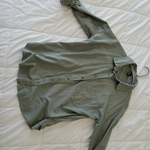 Sage Green Button-up Shirt
